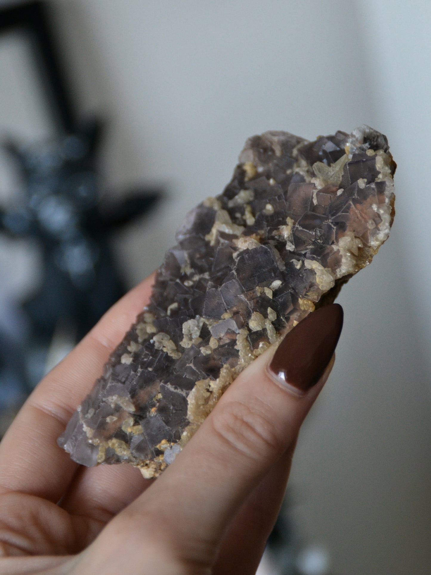 Fluorite nera (Pakistan)