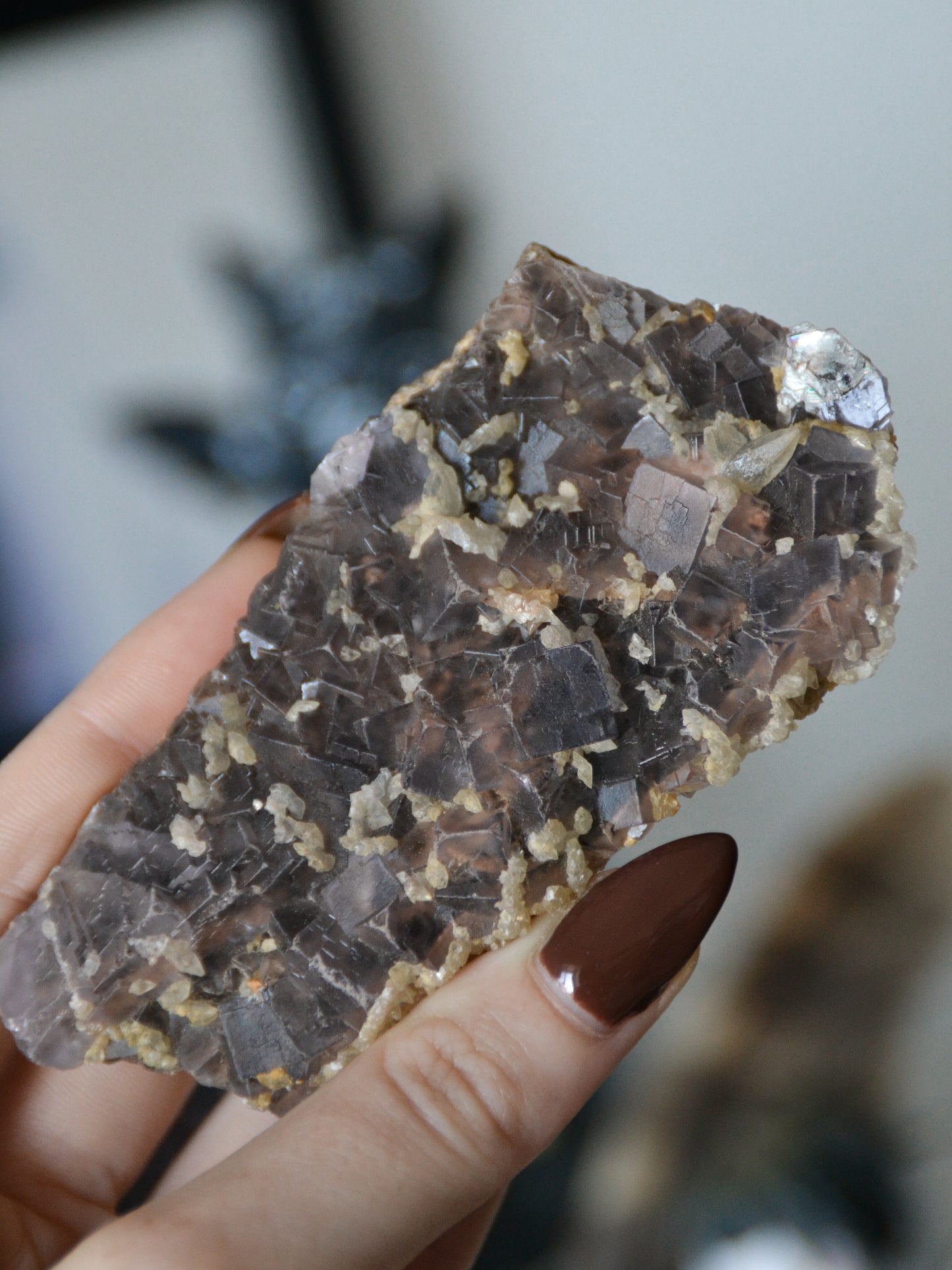 Fluorite nera (Pakistan)