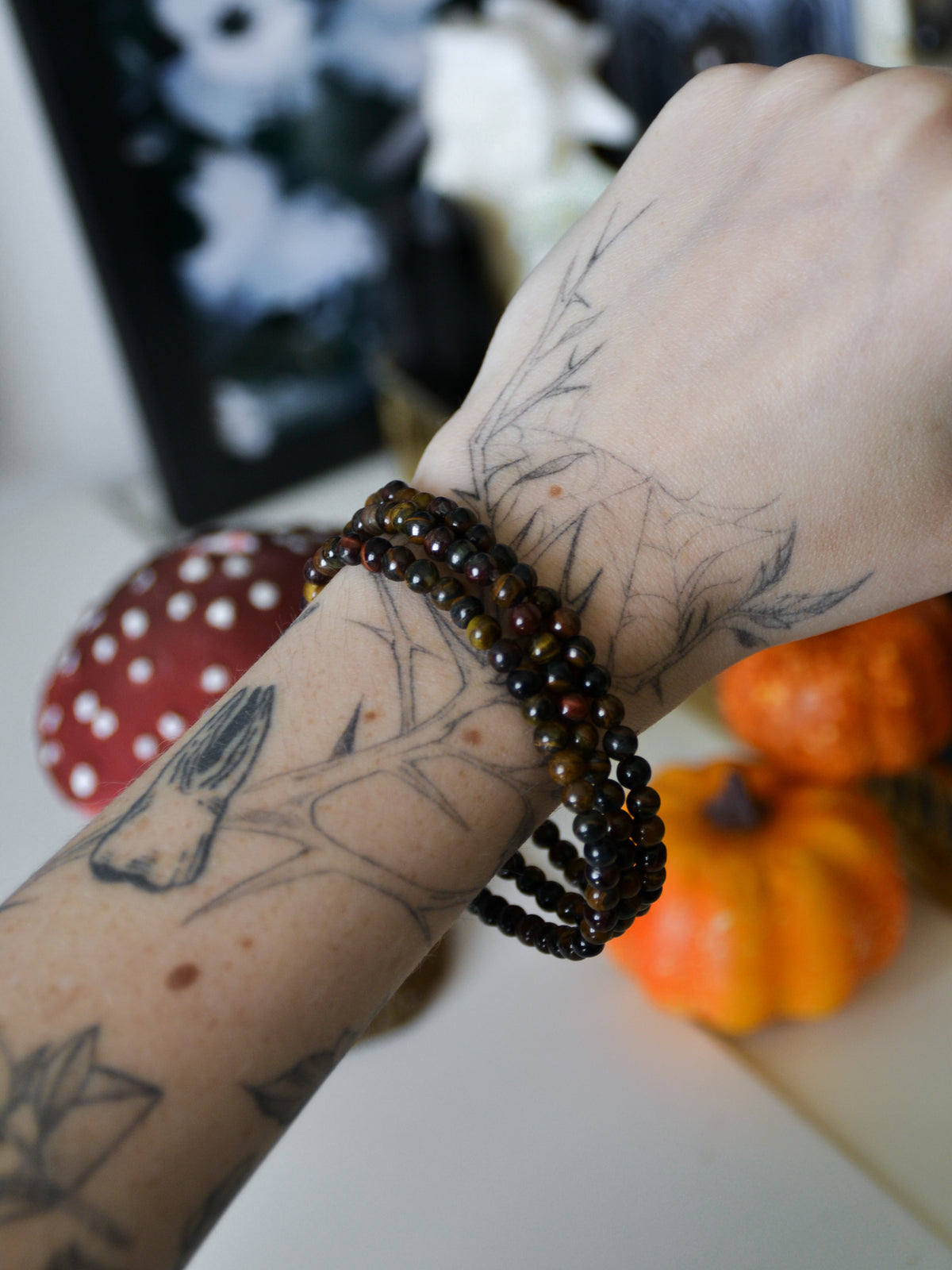 Bracciale in occhio di tigre mix 4mm