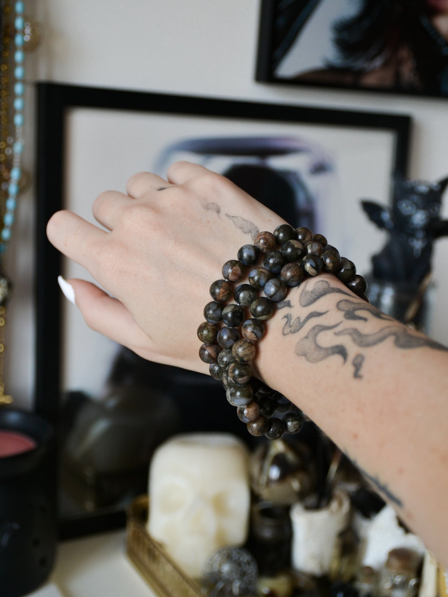 Bracciale in biglie di que sera (8mm)