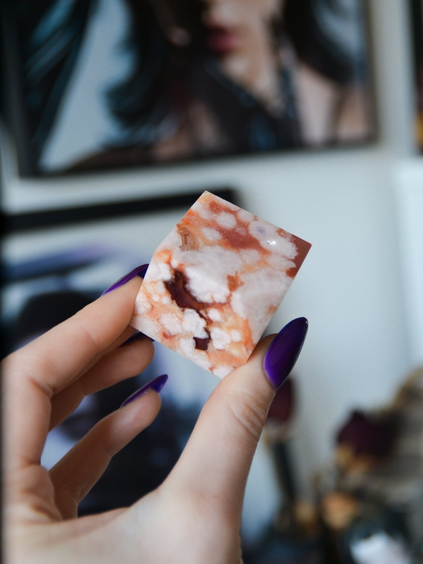 Cubo in sakura corniola
