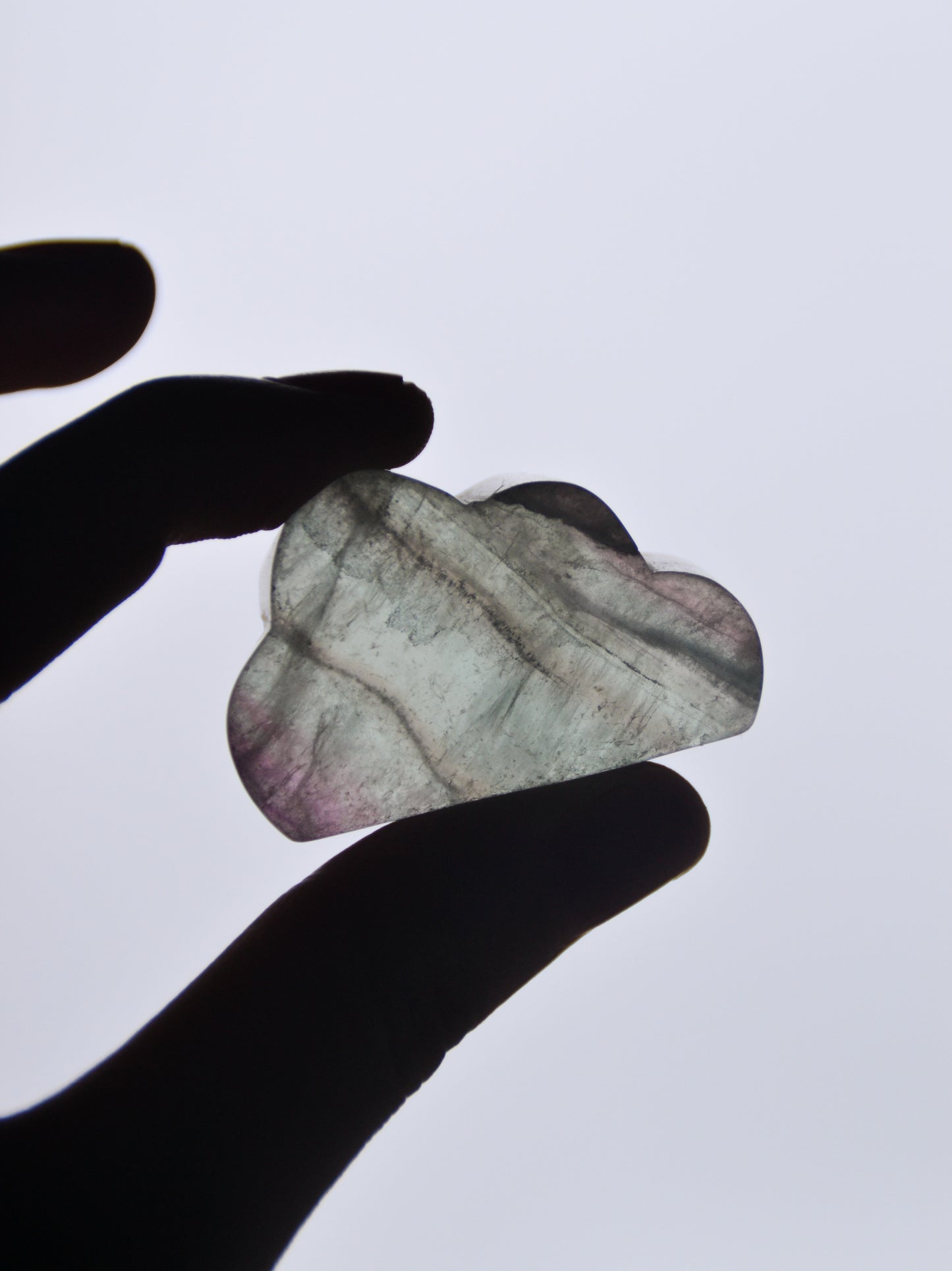 Nuvoletta in fluorite arcobaleno