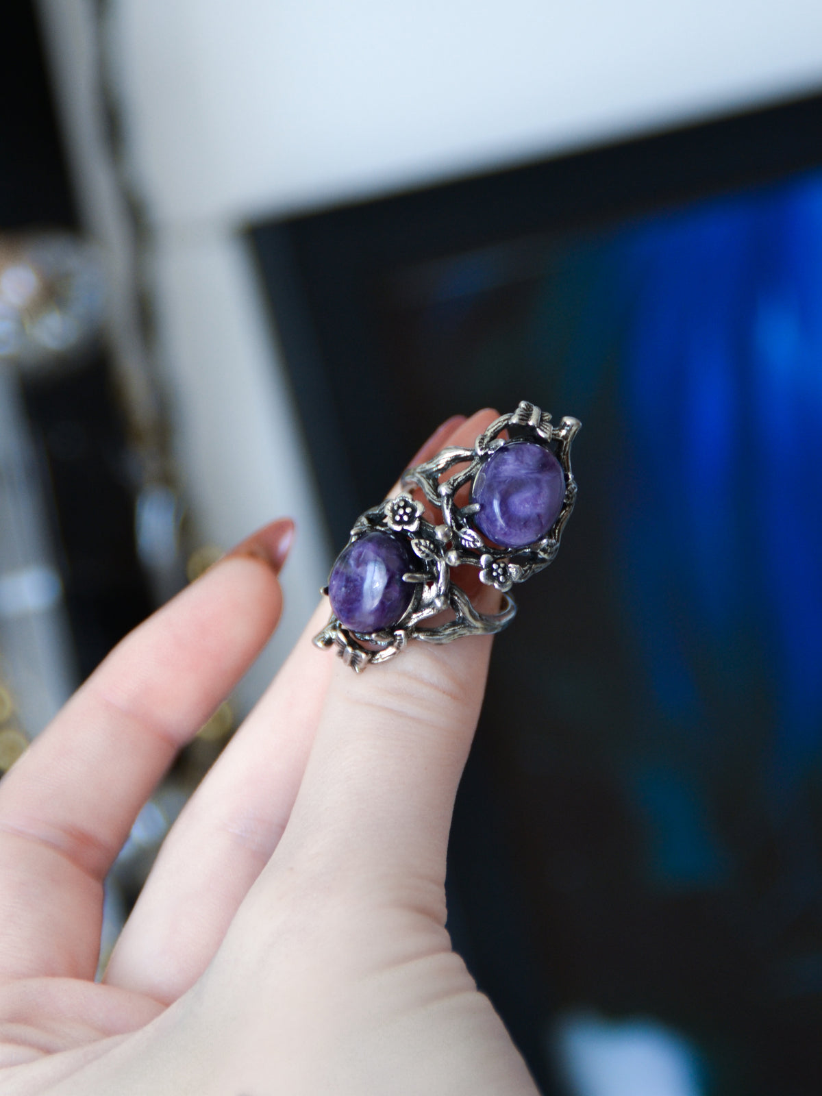 Anello thorns con ciaroite