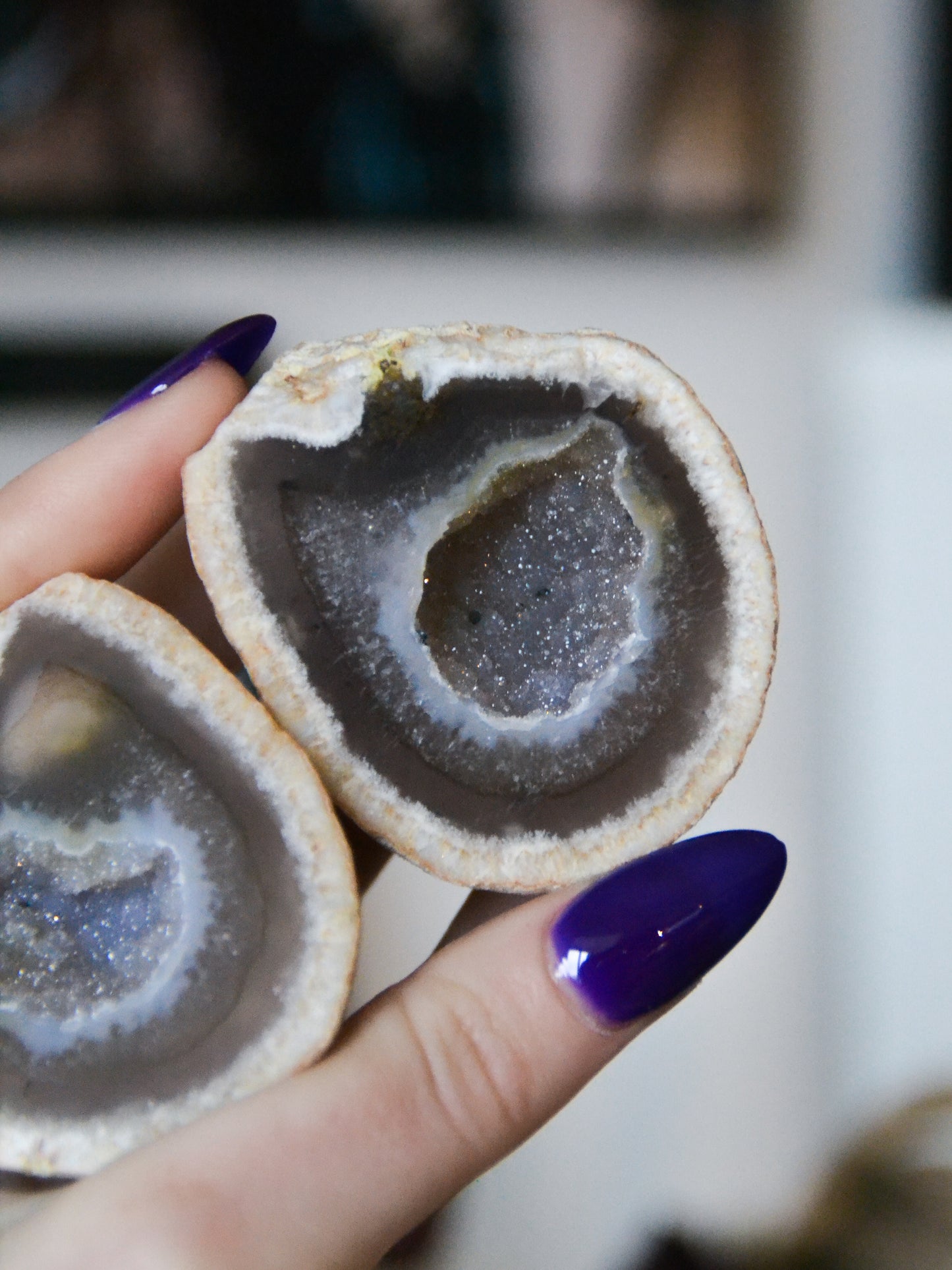Coppia di geodi (Brasile) 144g