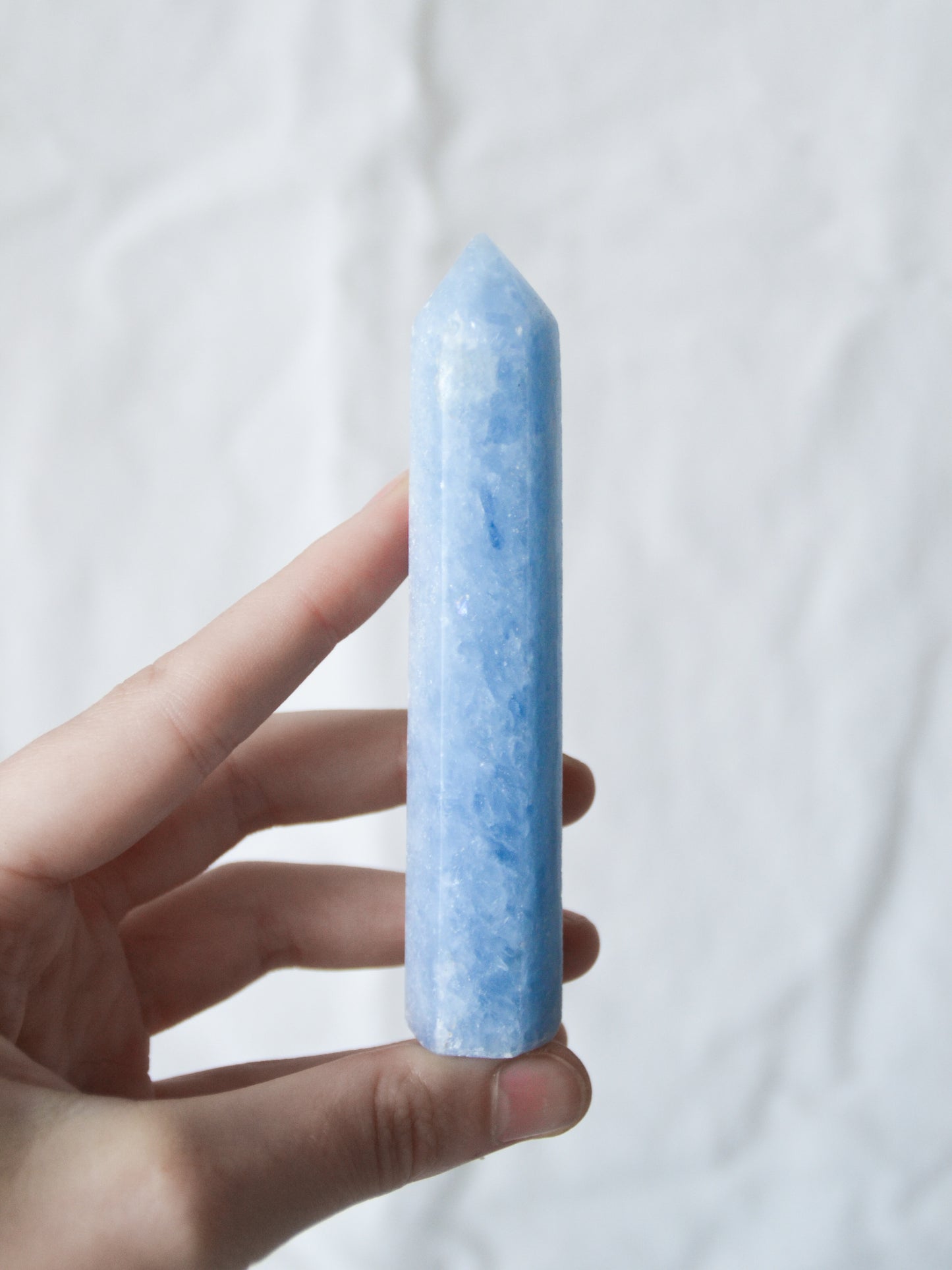 Torre in calcite blu