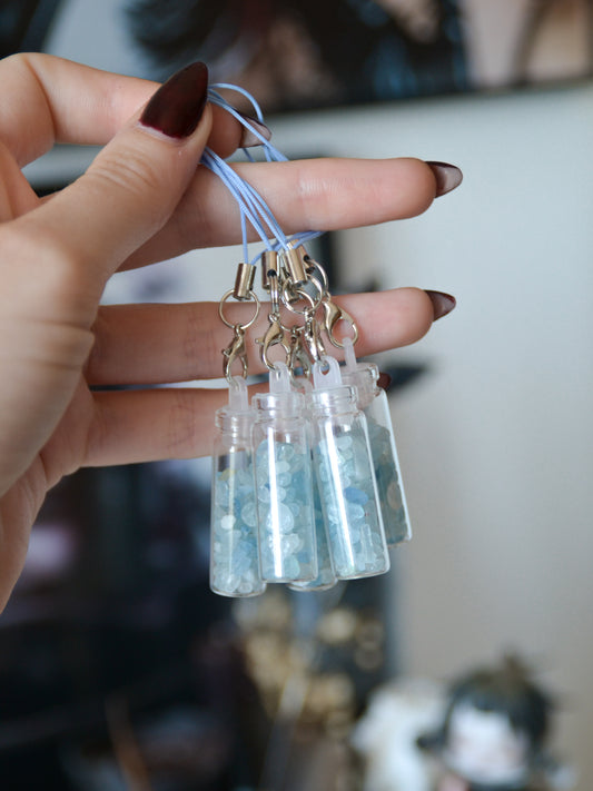 Portachiavi crystal jar Acquamarina