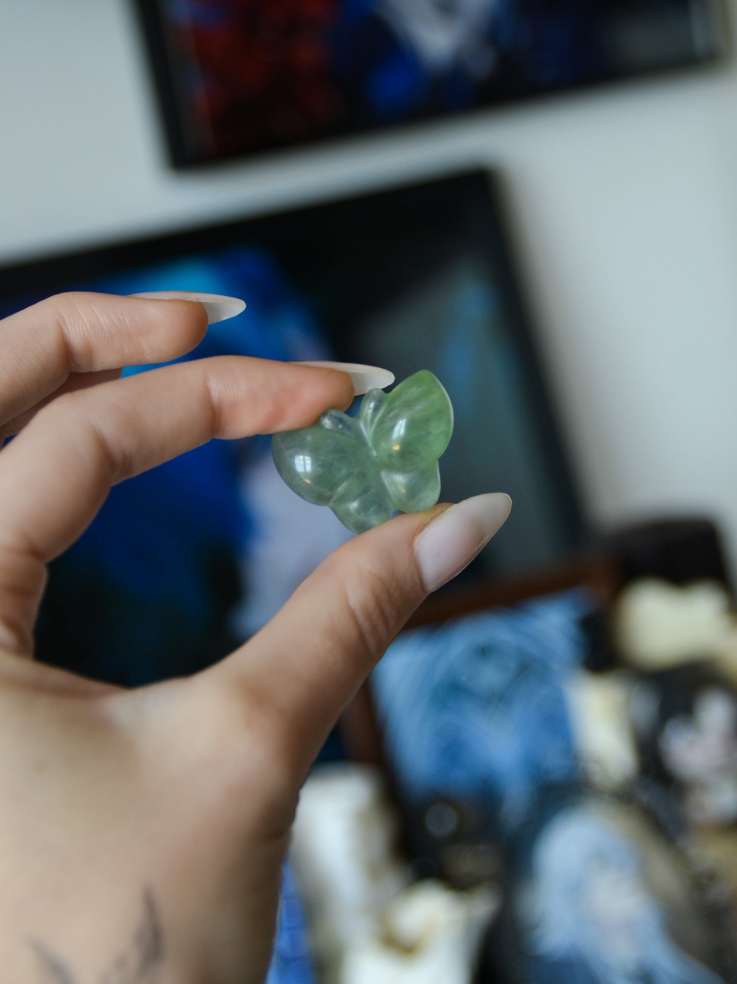 Farfalla in fluorite
