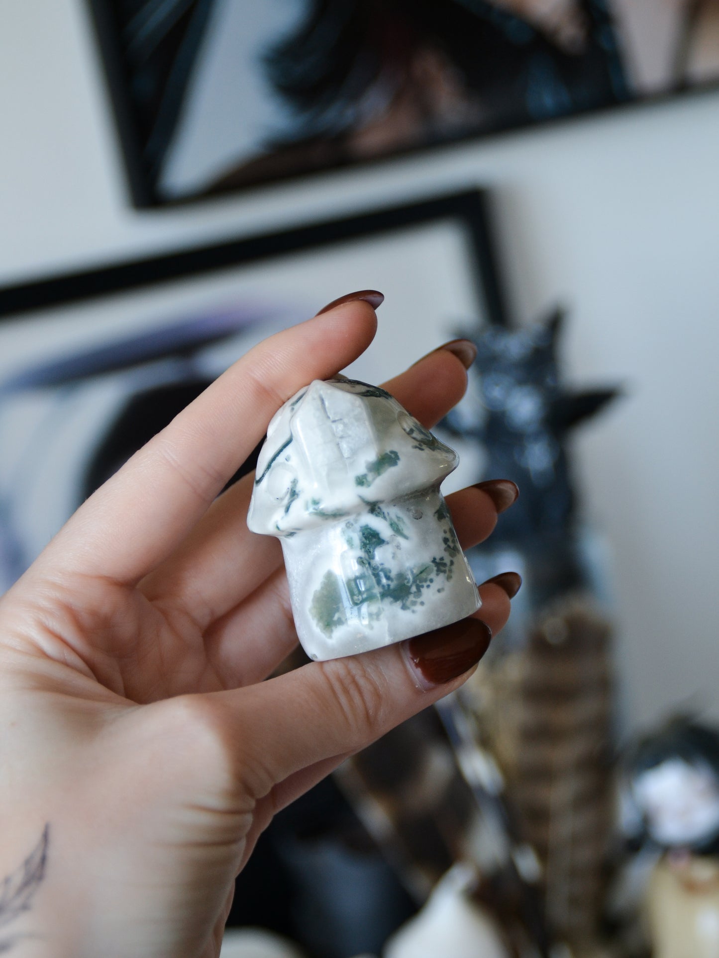 Casa fungo in agata albero