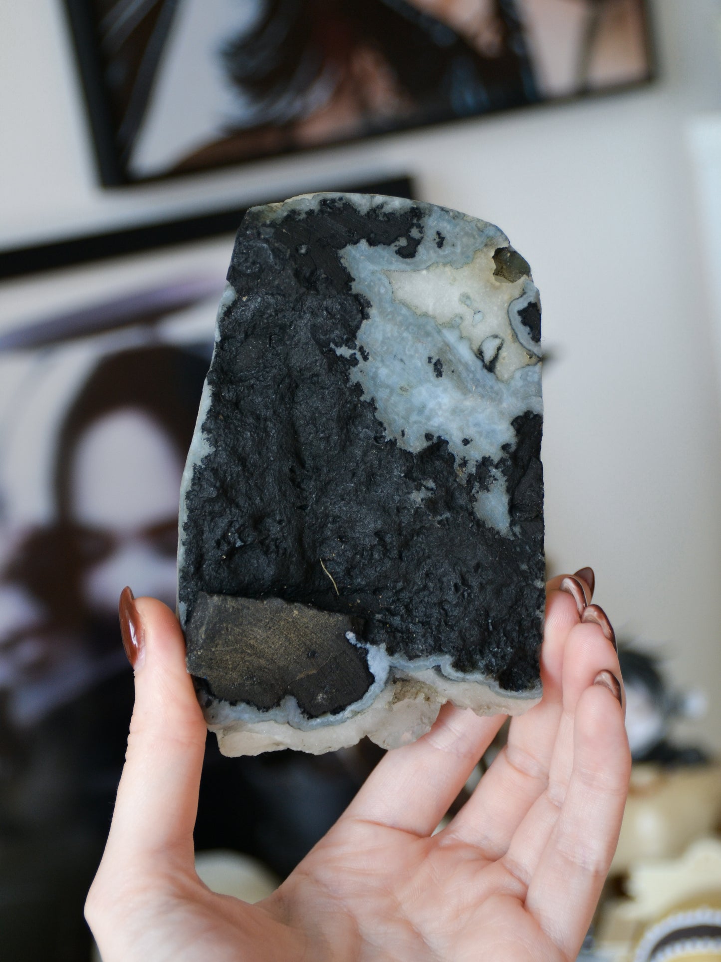 Specimen di apofillite mix calcite (350g)