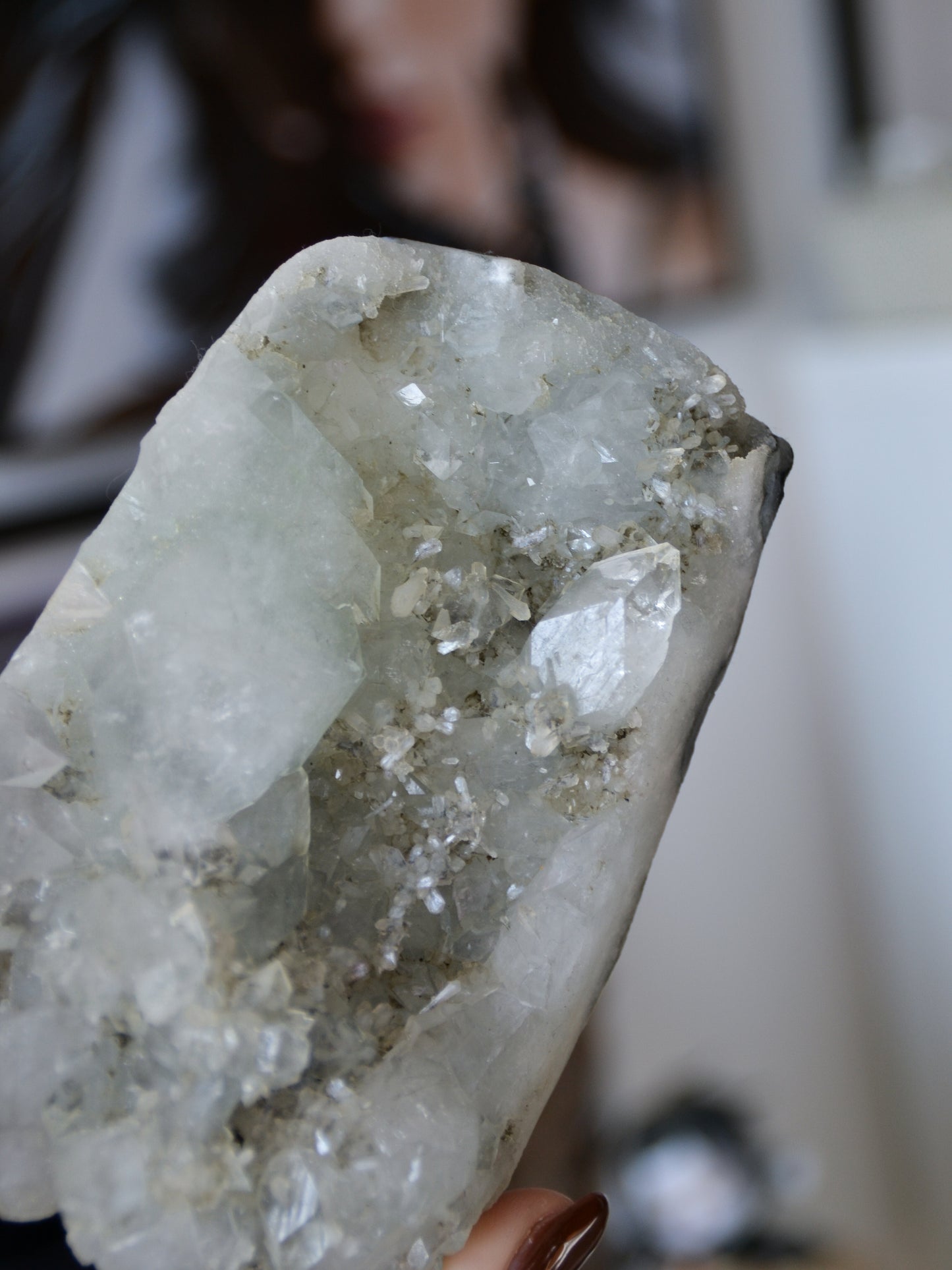 Specimen di apofillite mix calcite (350g)