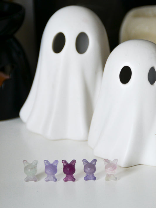 Kuromi in fluorite