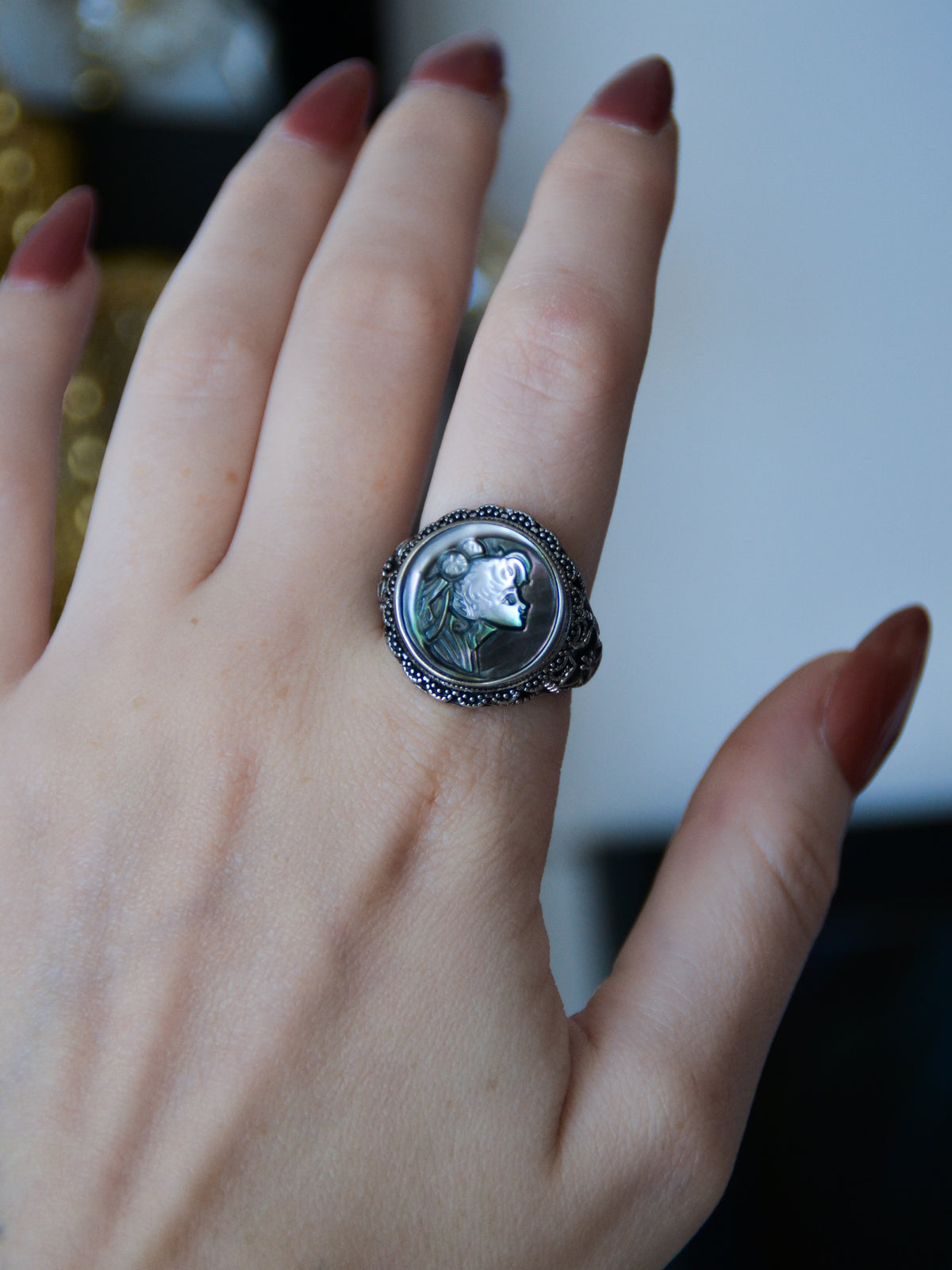 Anello sailor moon in abalone