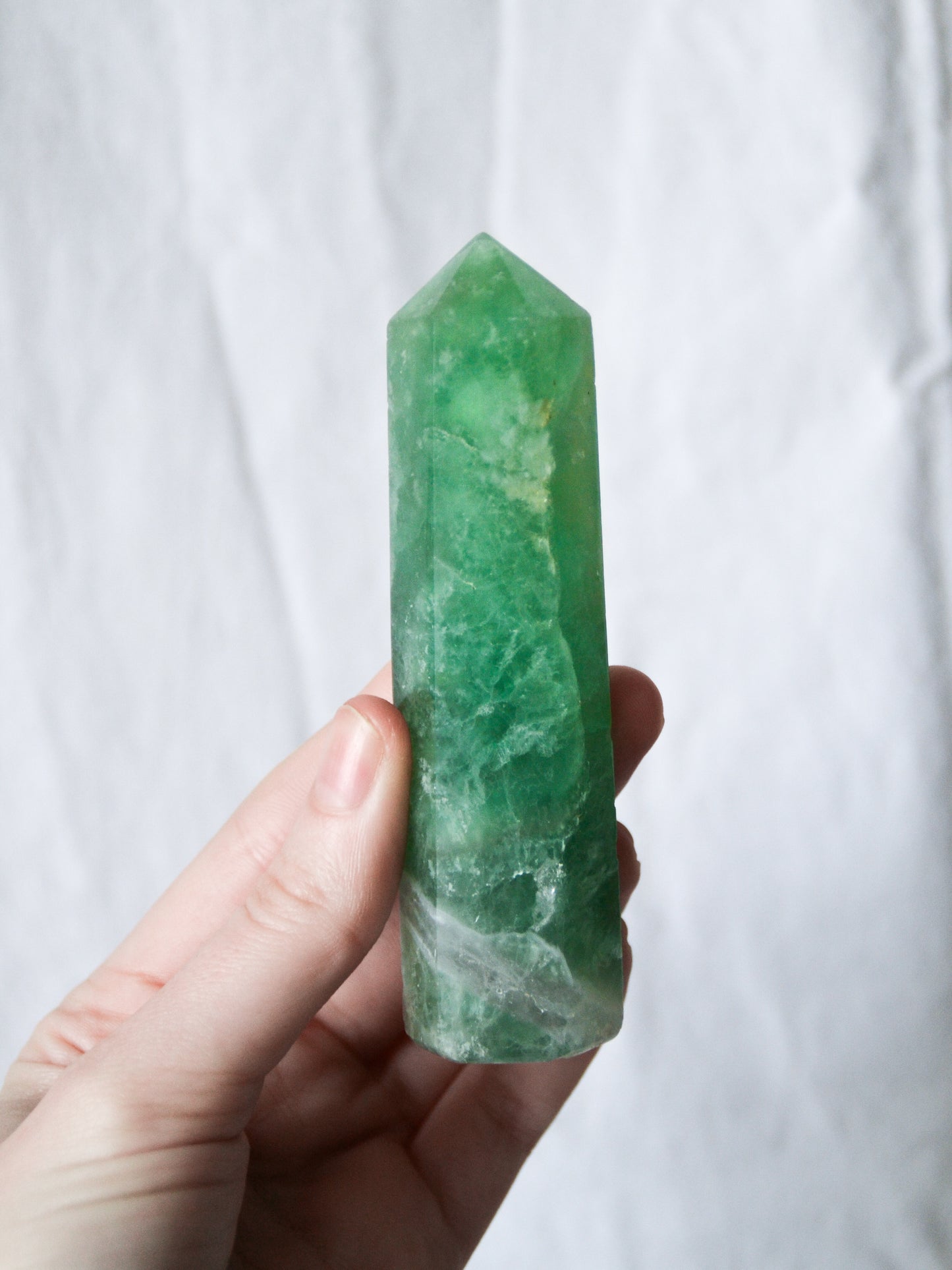 Torre in fluorite verde