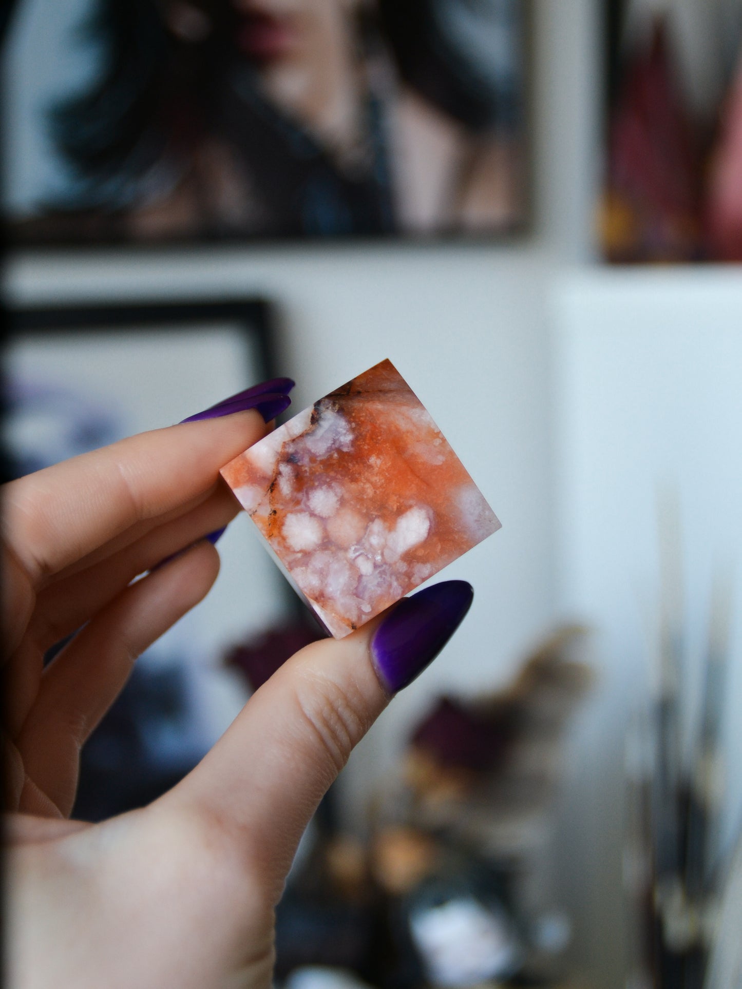 Cubo in sakura corniola