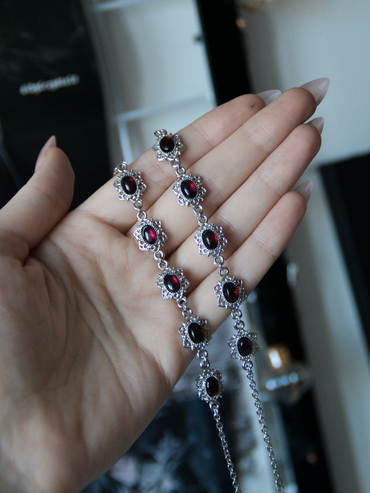 Bracciale Lady Carmine con granato