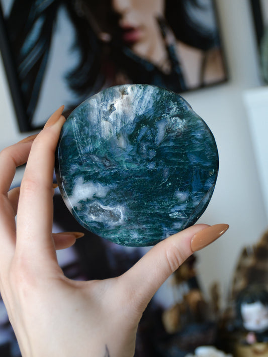 Disco in agata muschiata