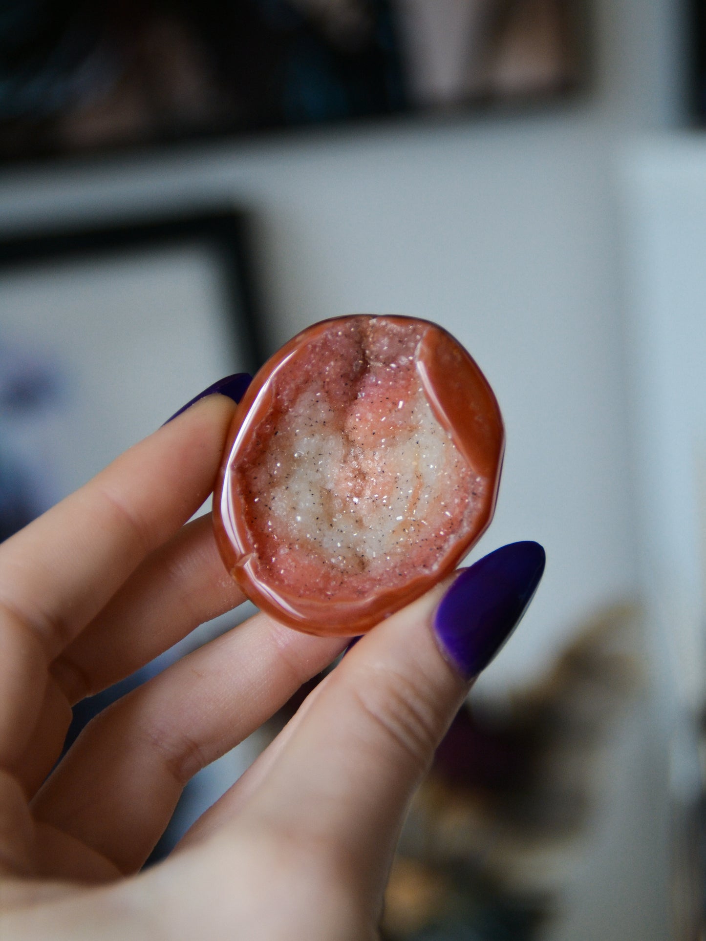 Palmstone in corniola druzy