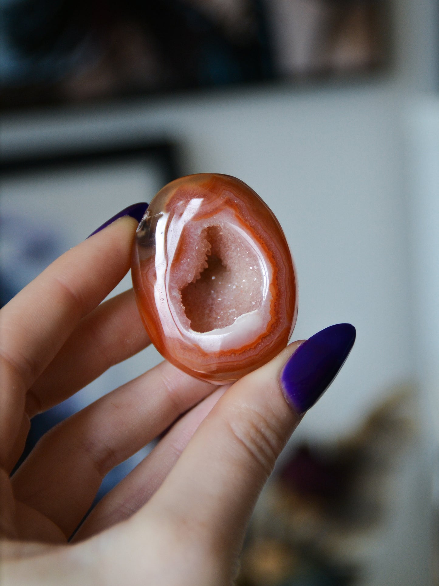 Palmstone in corniola druzy
