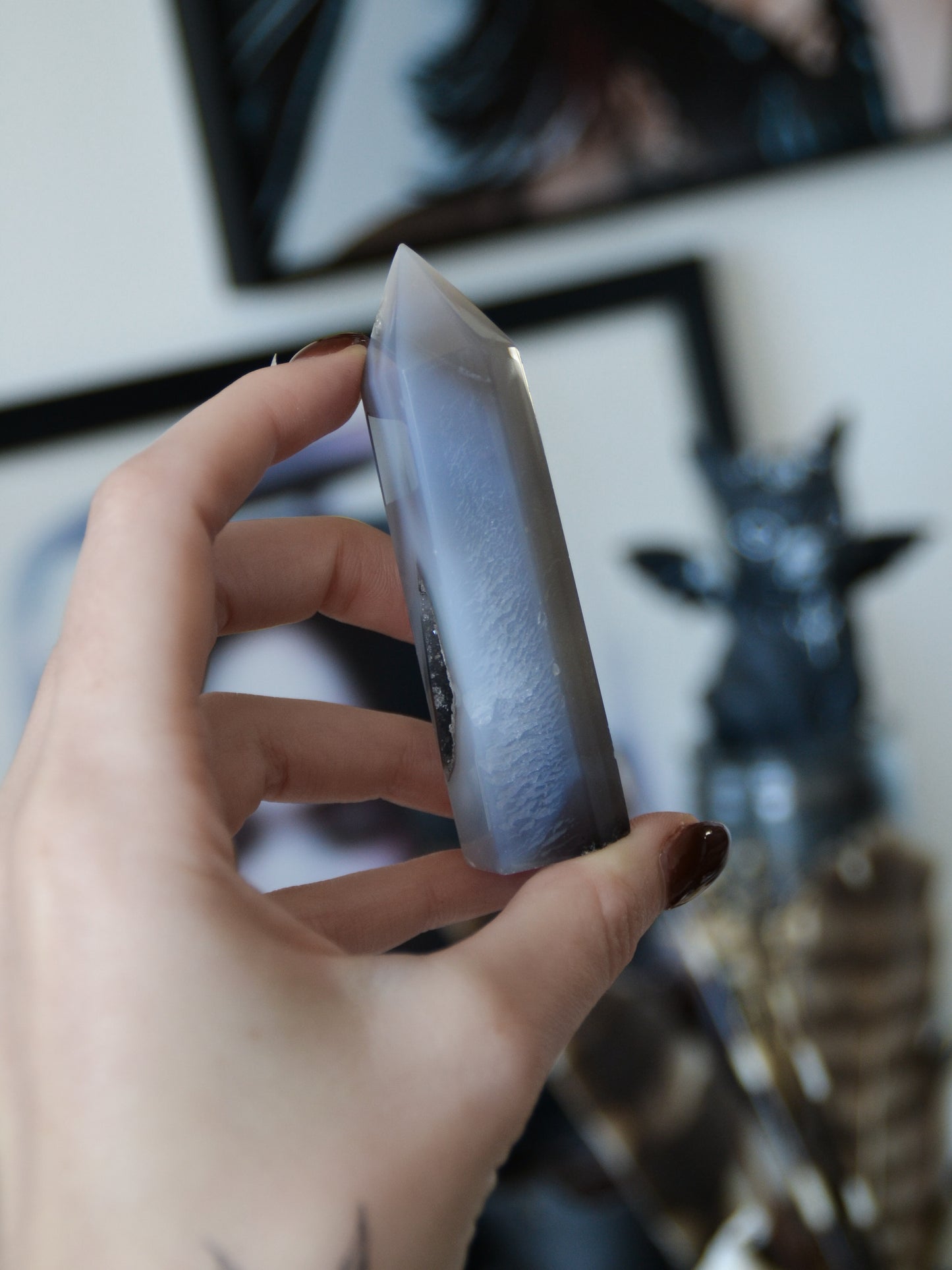 Torre in agata druzy