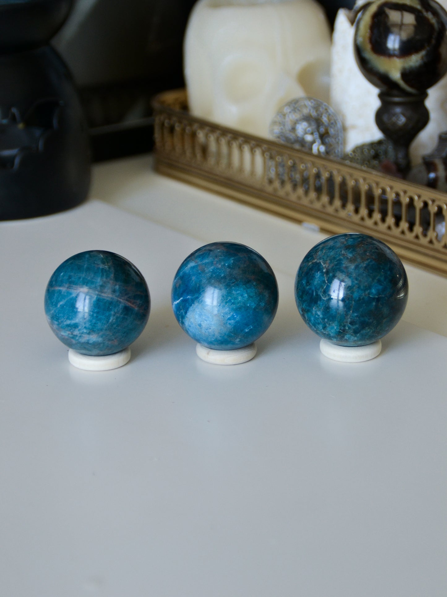 Sfera in apatite