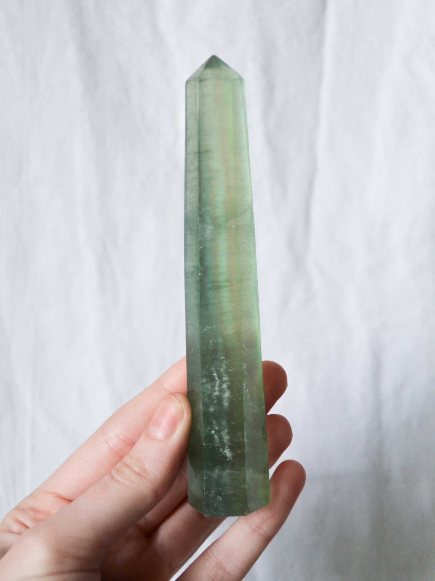 Torre in fluorite verde