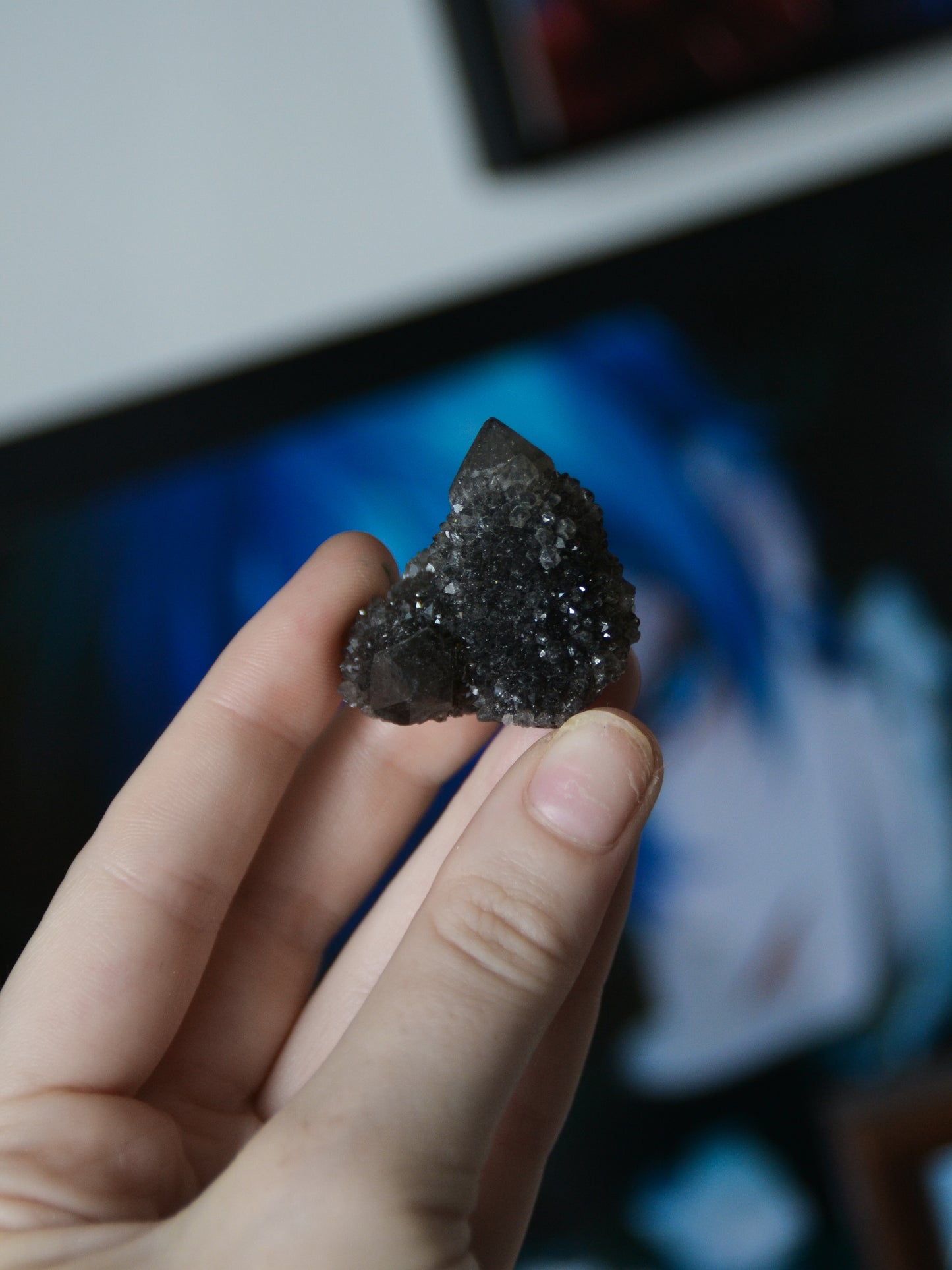 Spirit quartz nero (o quarzo cactus)