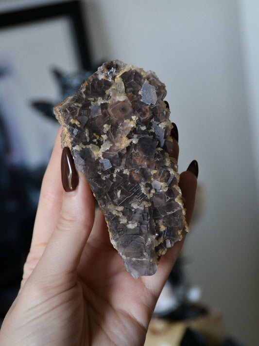 Fluorite nera (Pakistan)