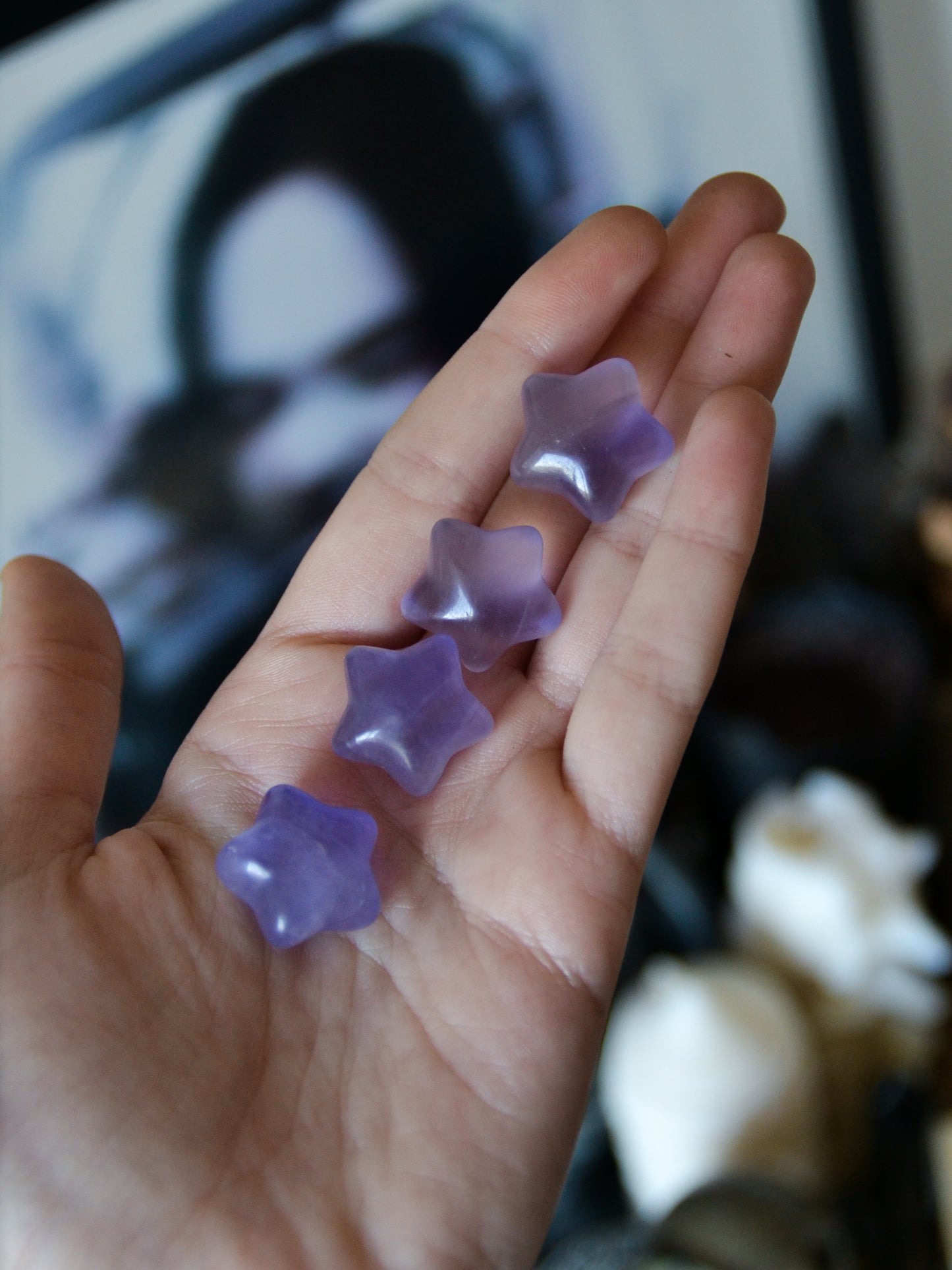 Stella in fluorite lilla