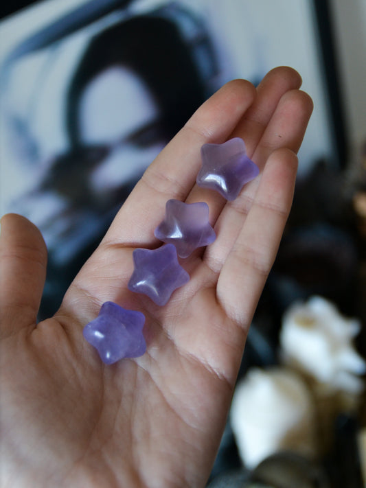 Stella in fluorite lilla