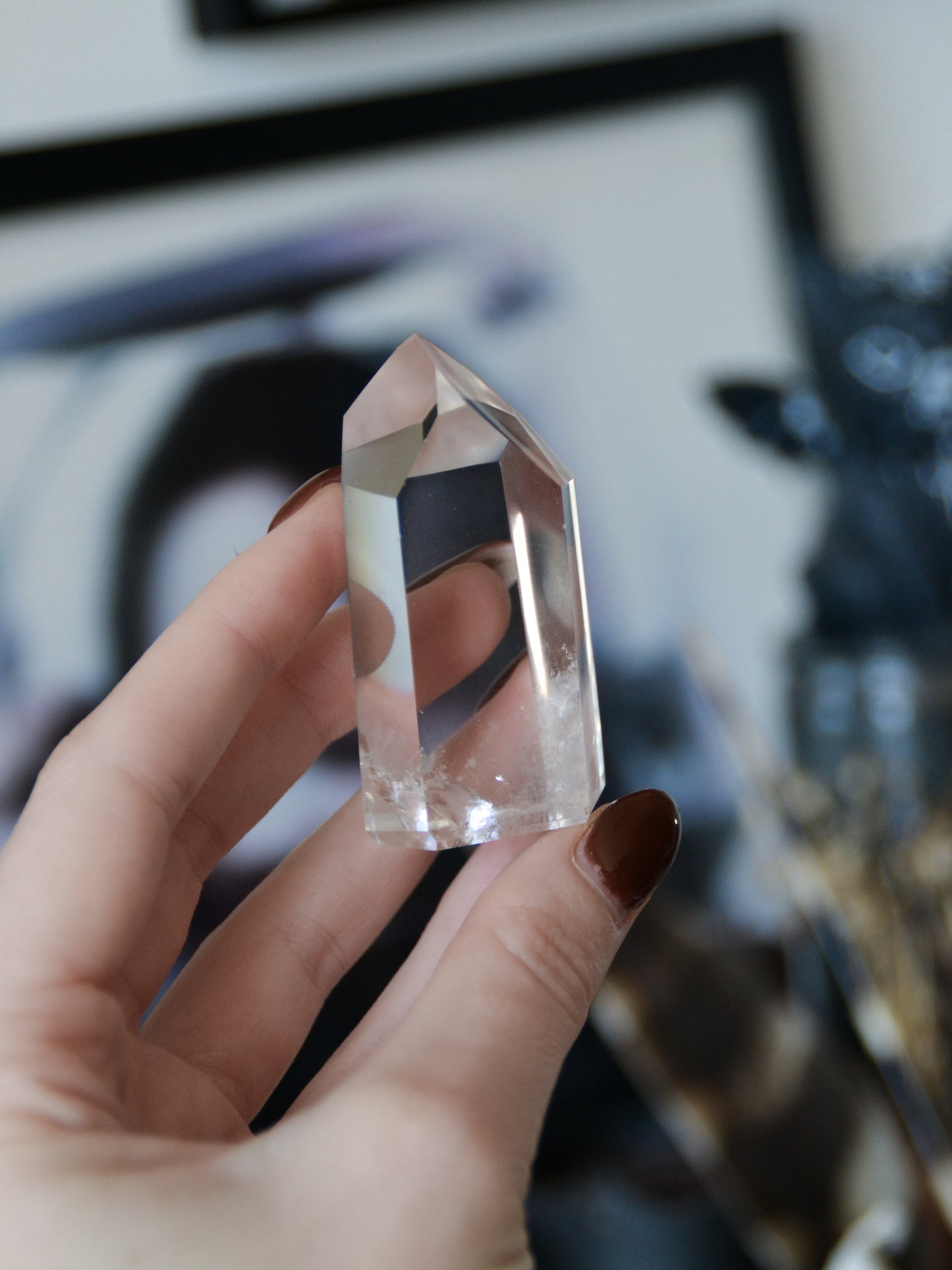 Torre in quarzo ialino