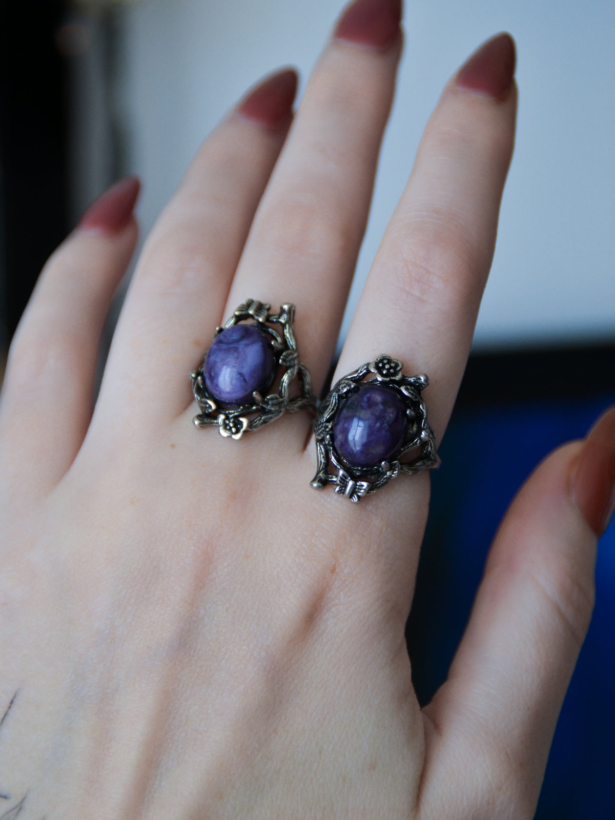 Anello thorns con ciaroite