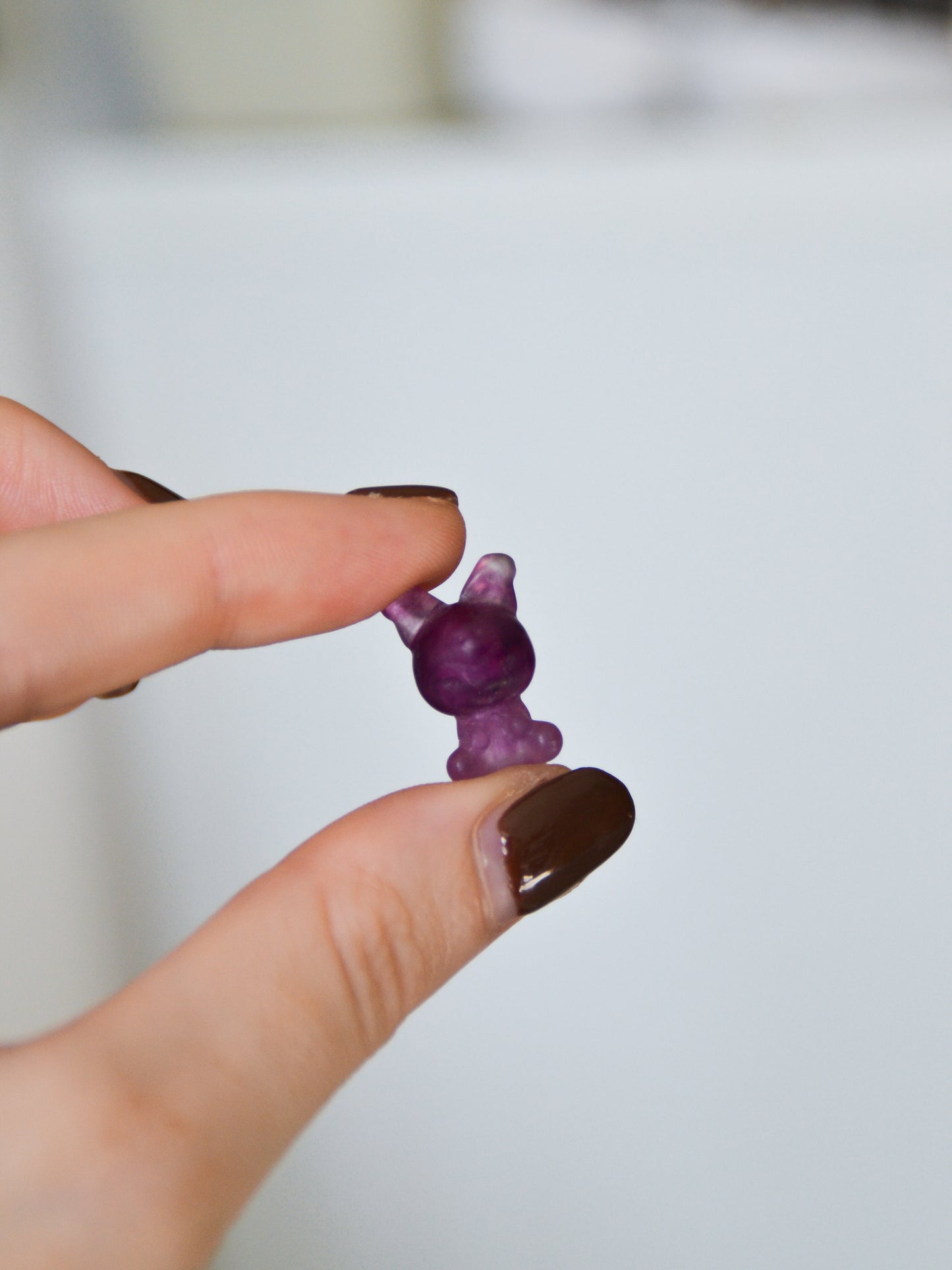 Kuromi in fluorite