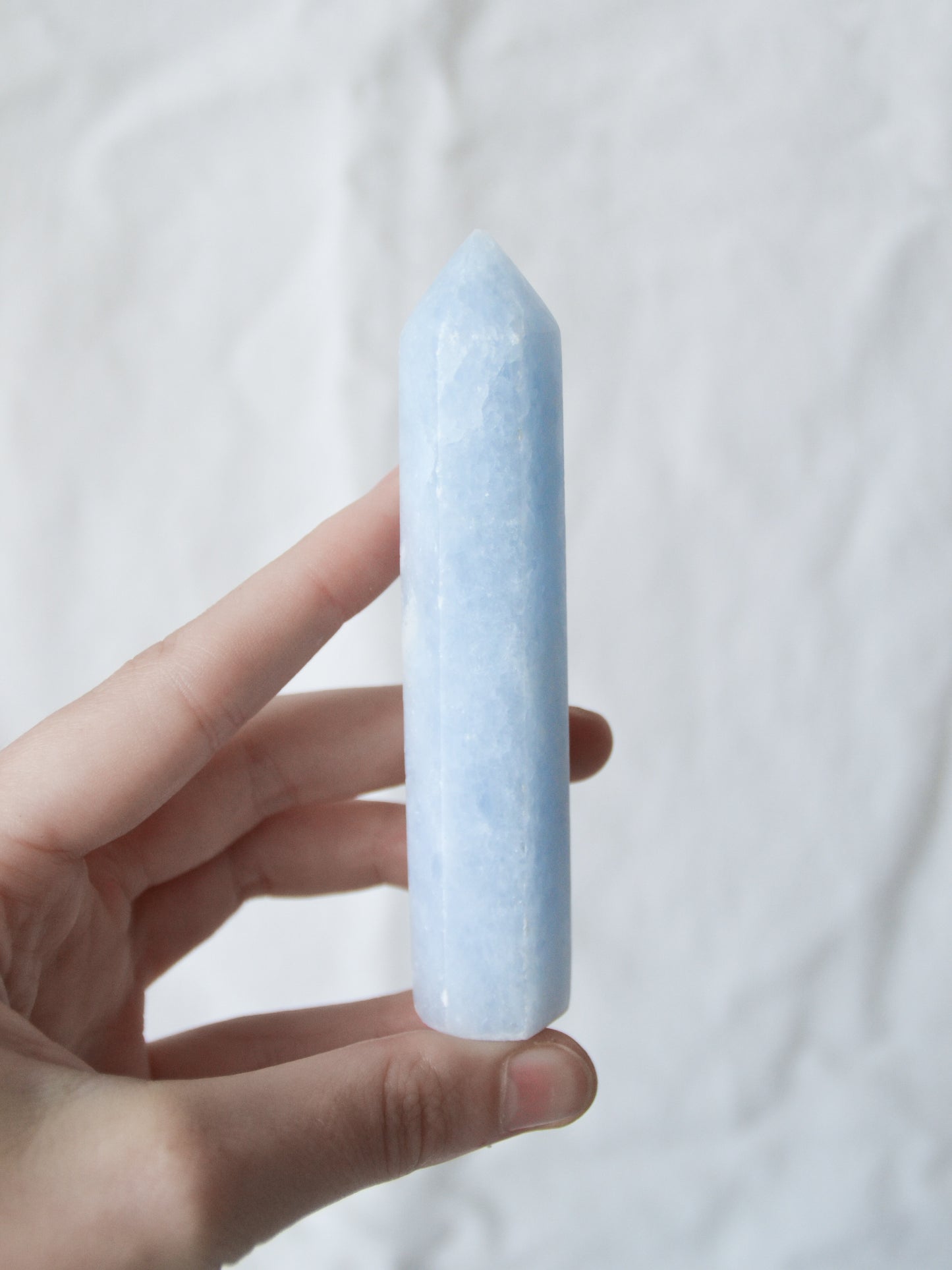 Torre in calcite blu