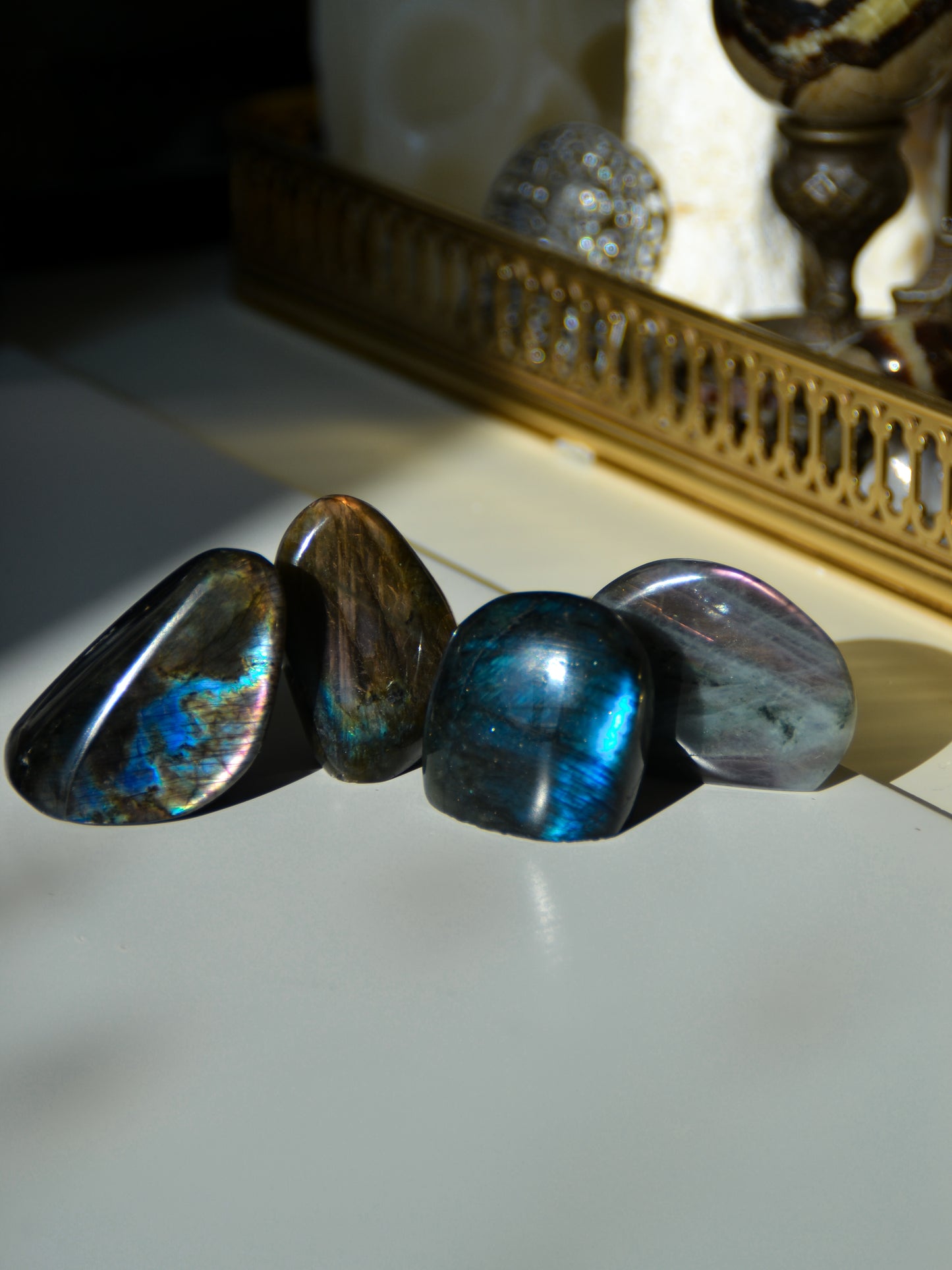 Mini freeform in labradorite