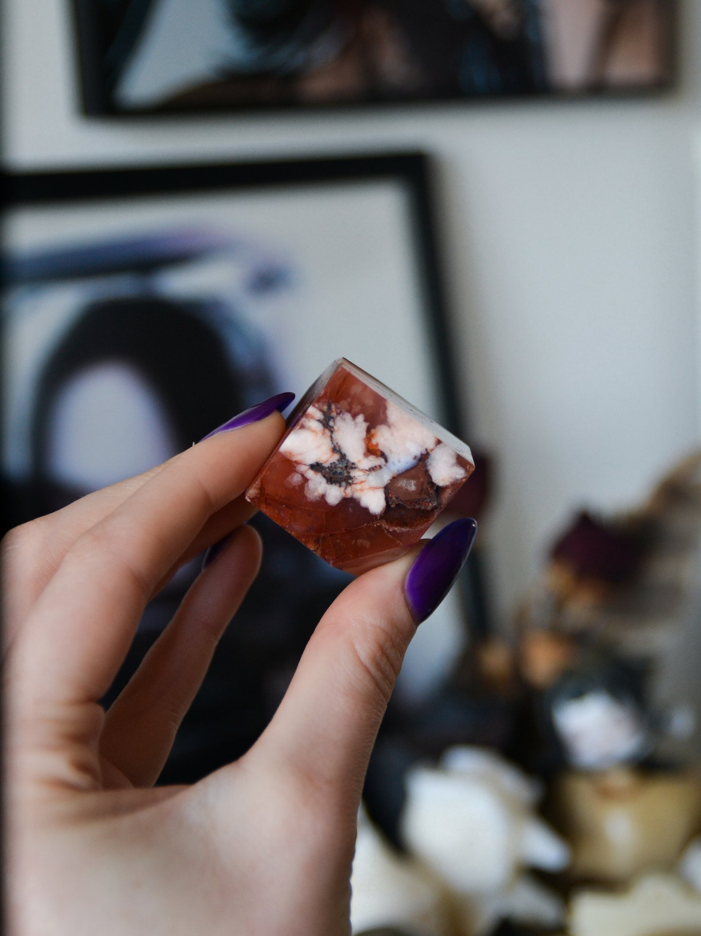 Cubo in sakura corniola