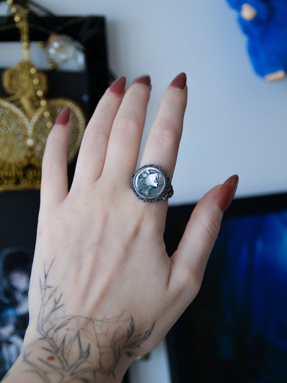 Anello sailor moon in abalone
