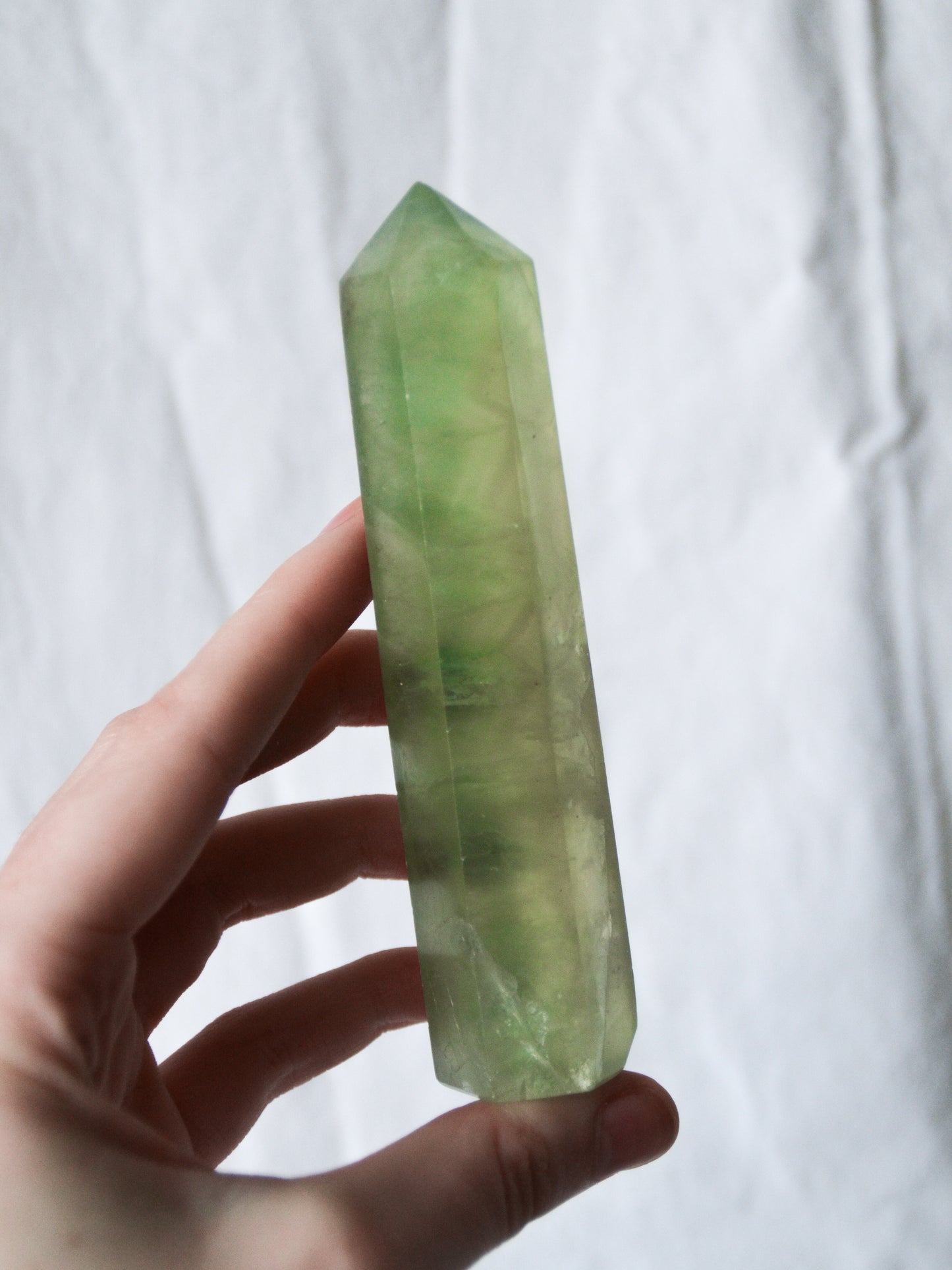 Torre in fluorite verde