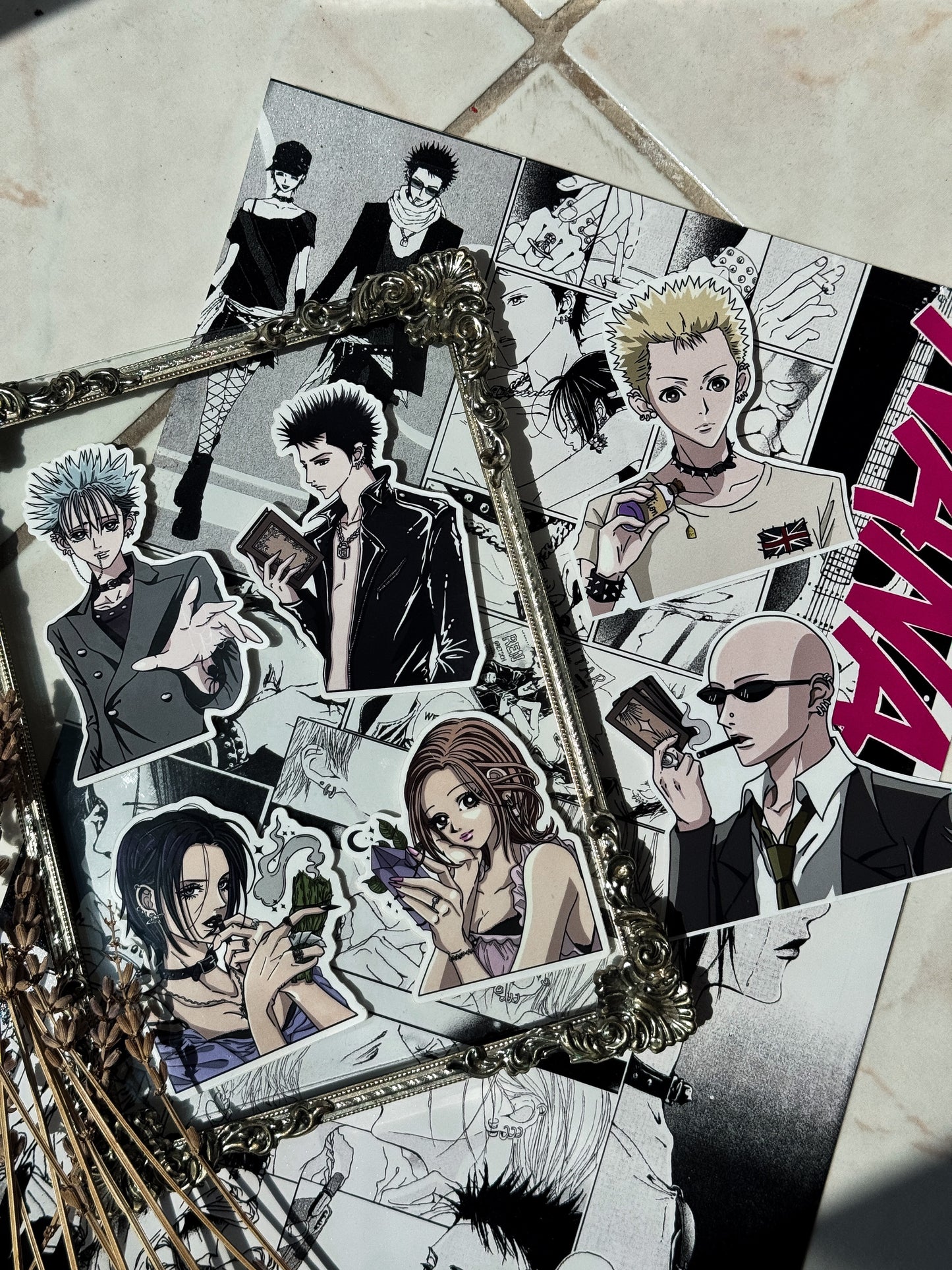 Nana collection set 6 stickers