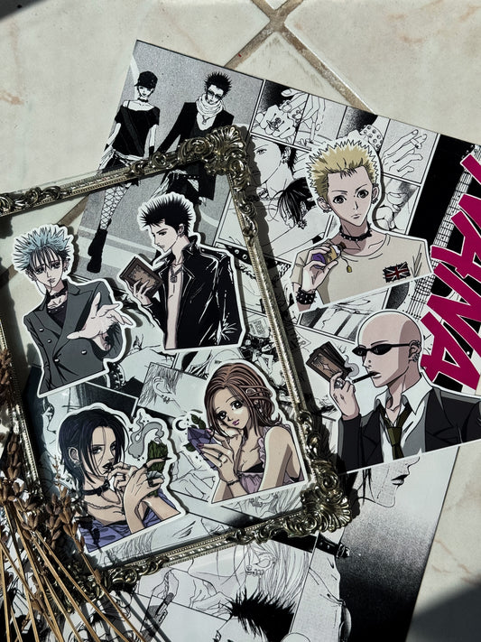 Nana collection set 6 stickers