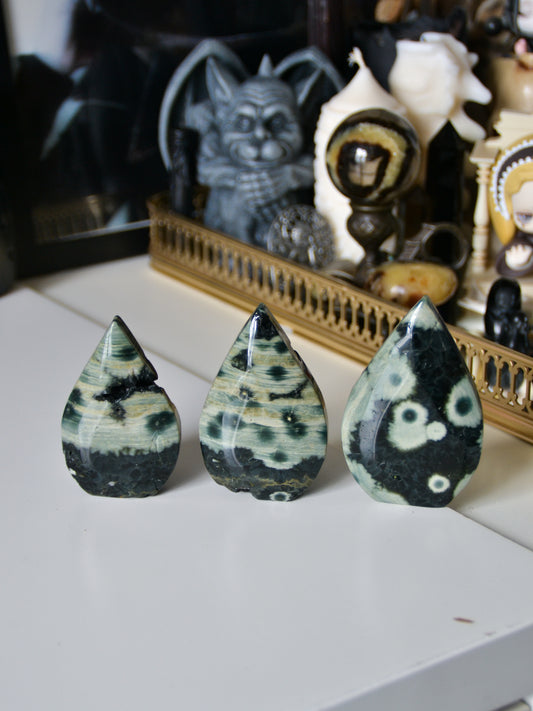 Fiamma in diaspro oceano verde