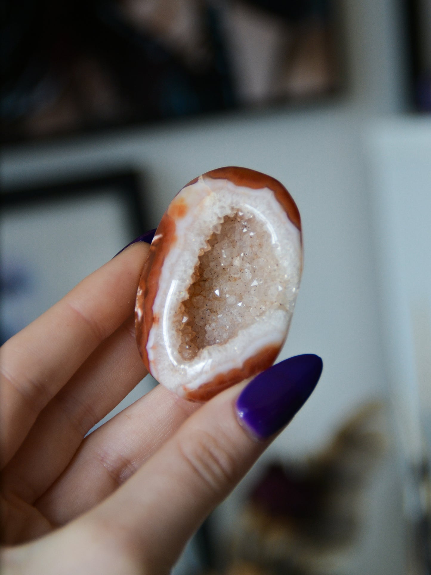 Palmstone in corniola druzy