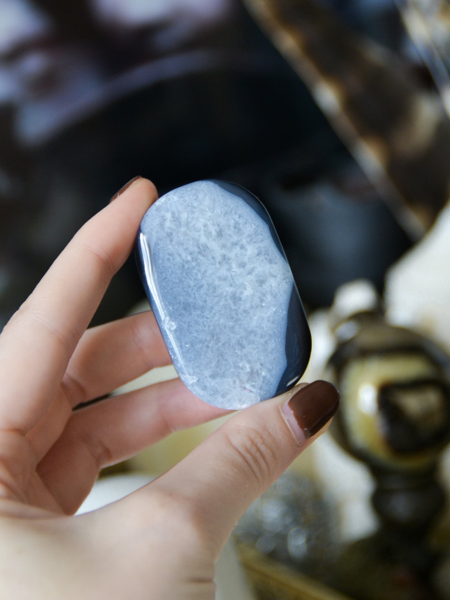Palmstone in agata nera