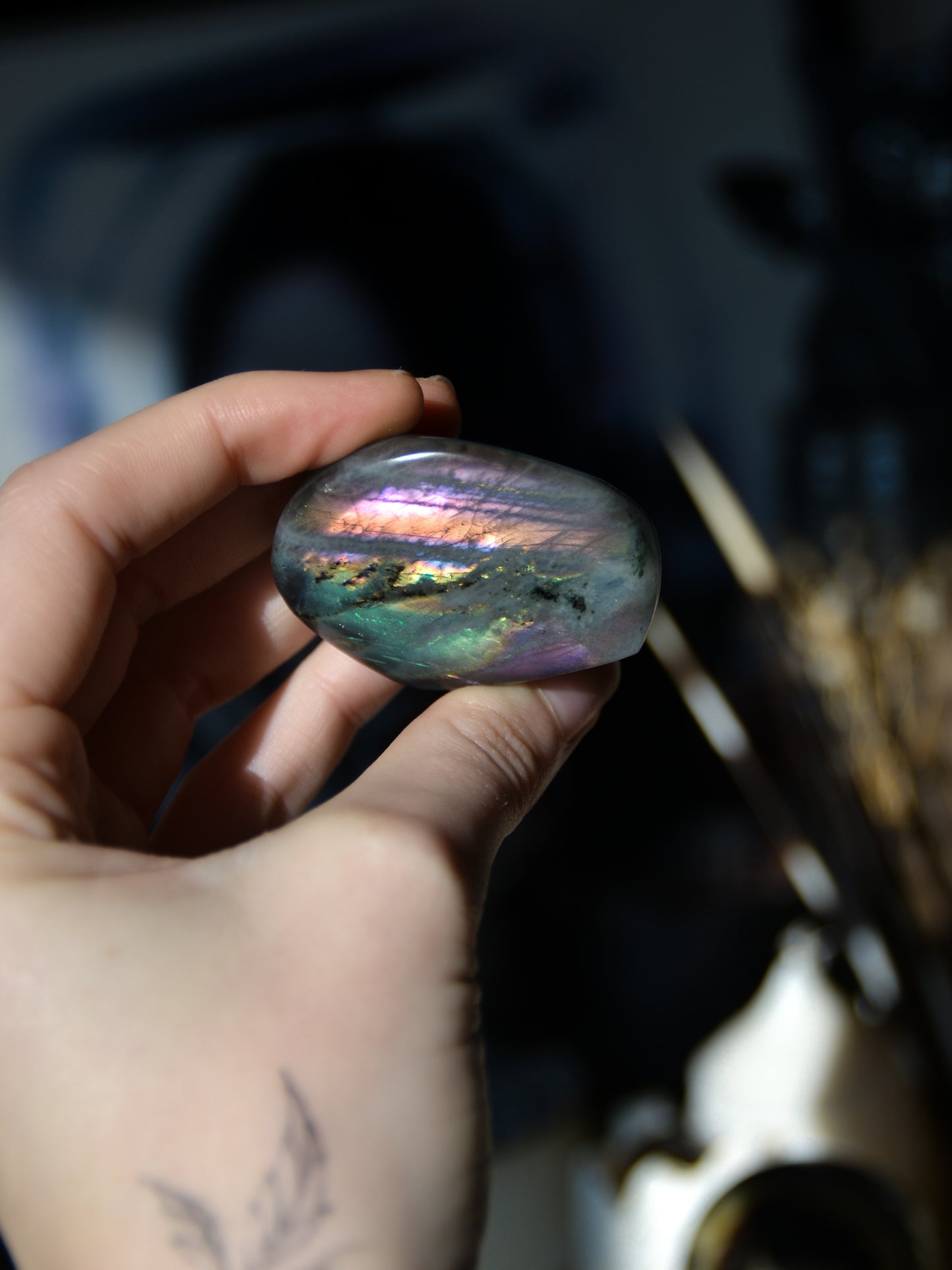 Mini freeform in labradorite
