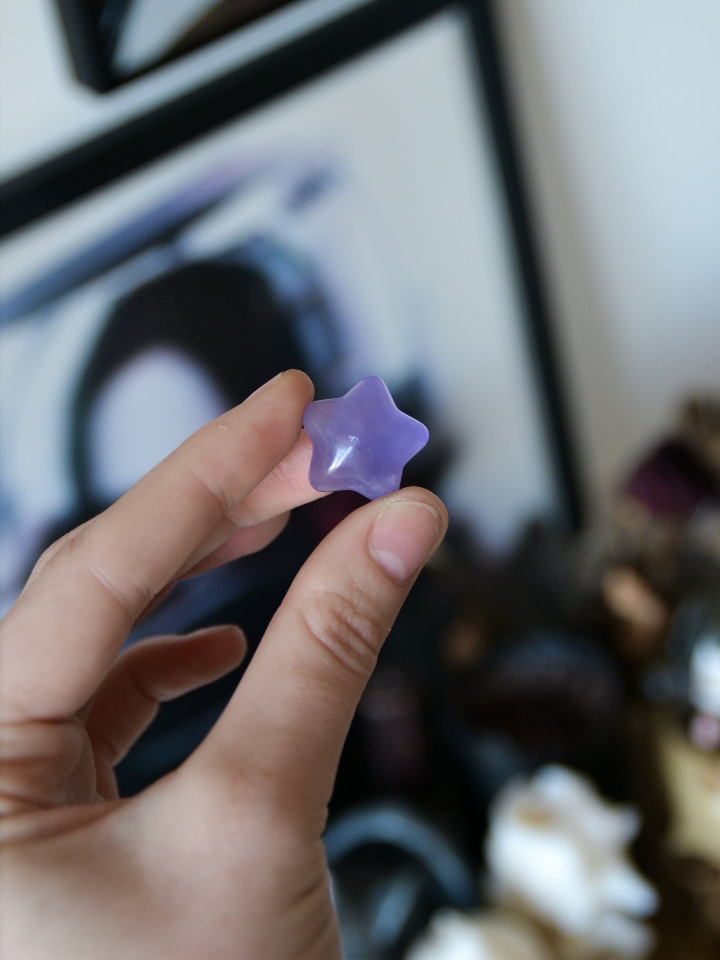 Stella in fluorite lilla