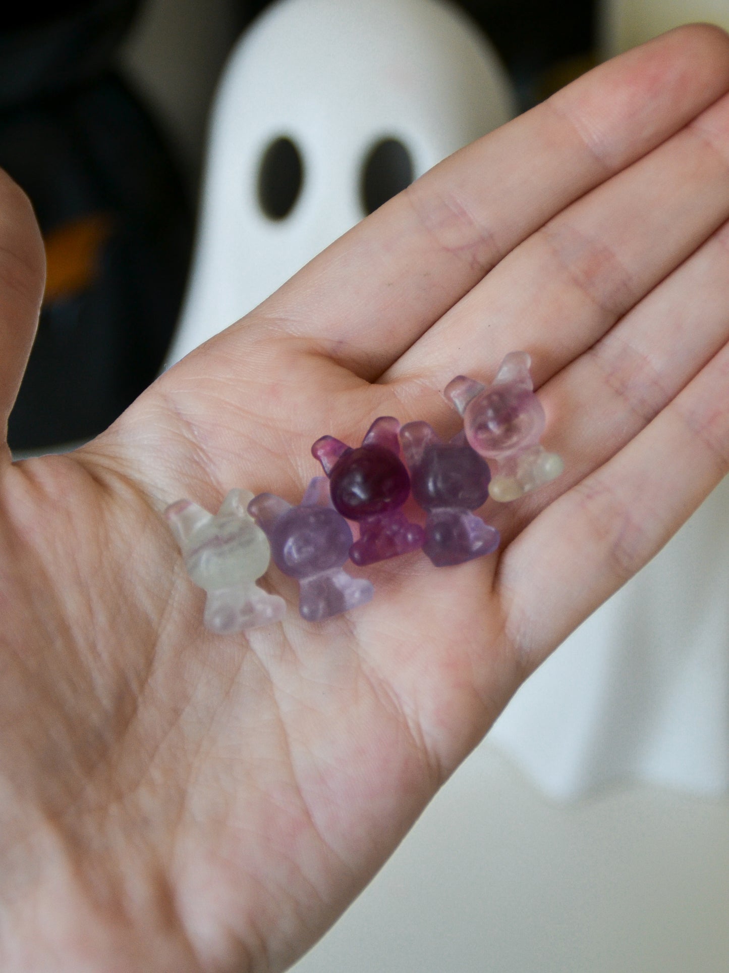 Kuromi in fluorite