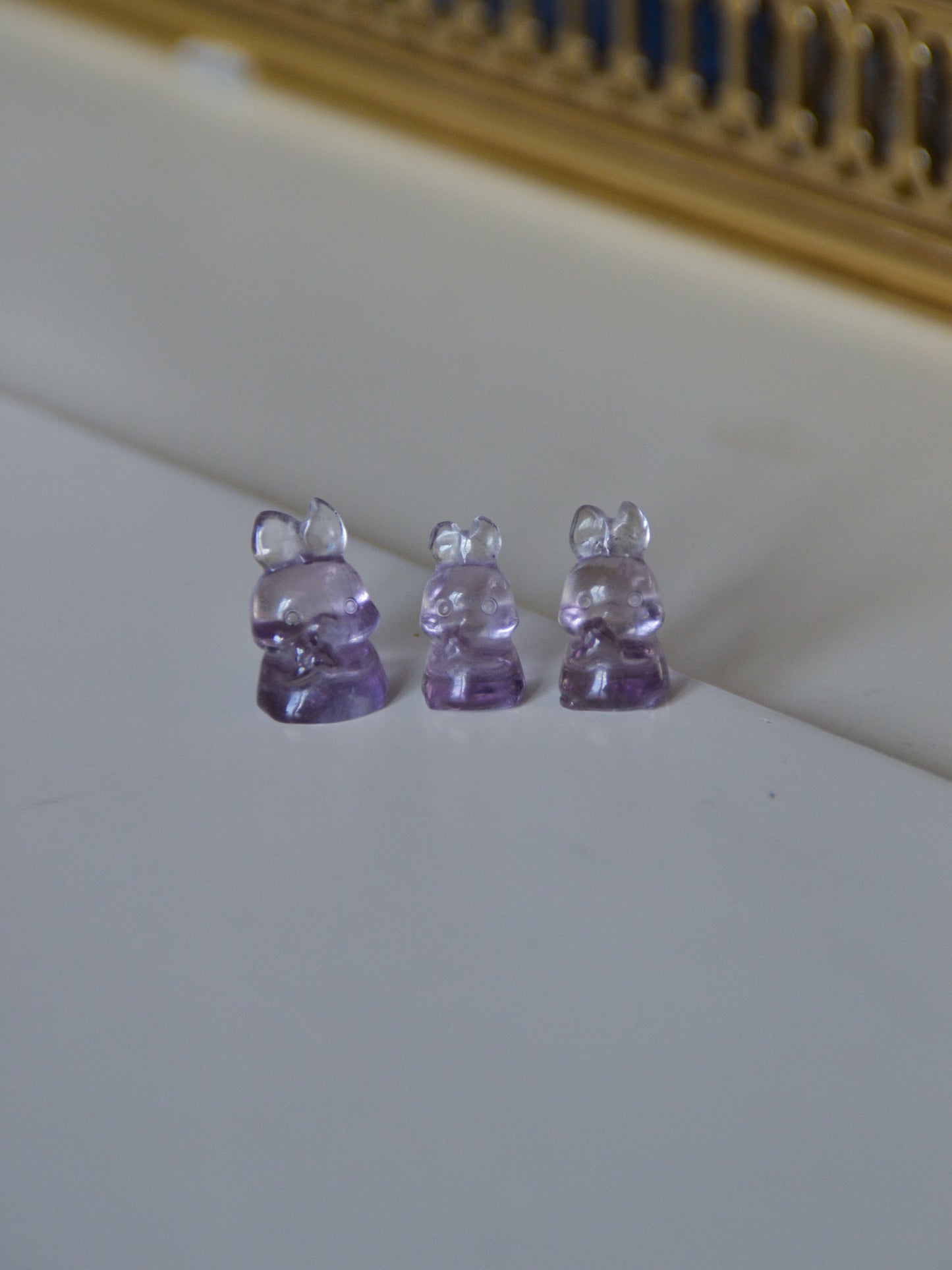 Mini coniglietto in ametista (high quality)