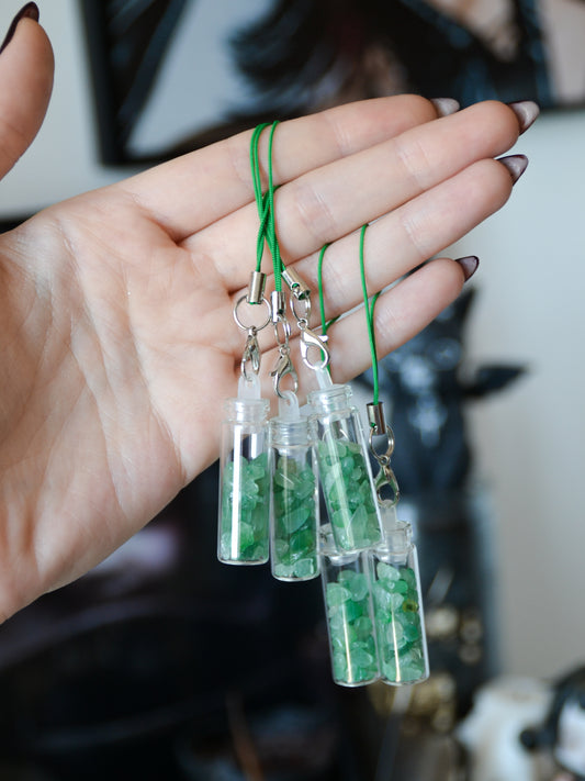Portachiavi crystal jar Avventurina