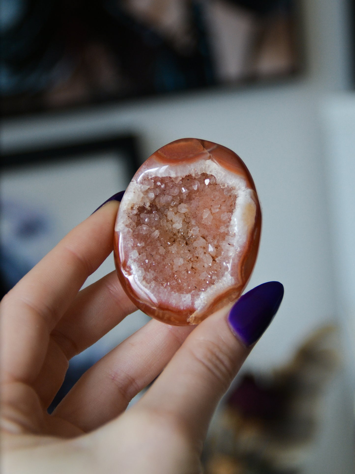 Palmstone in corniola druzy