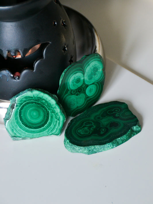Fetta di malachite